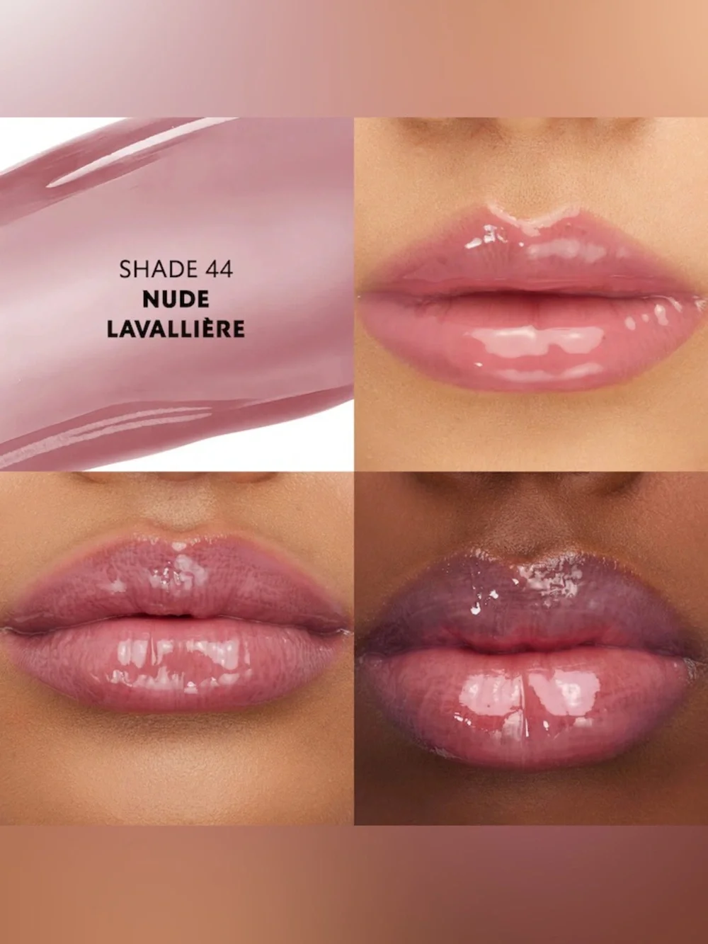 YSL Loveshine Plumping Lip Oil Gloss with Hyaluronic Acid - 44 Nude Lavalliere
